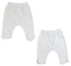 White Closed Toe Pants Cs_0536l - Kidsplace.store