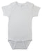White Interlock Short Sleeve Onezies 0010bs - Kidsplace.store