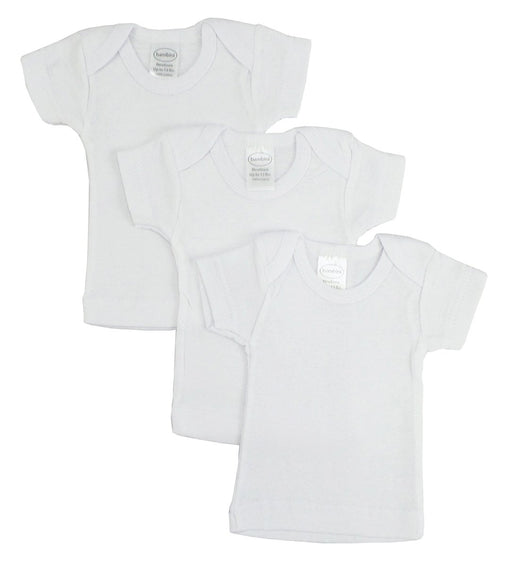 White Short Sleeve Lap Tee 055s - Kidsplace.store