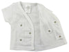 White Side Snap Short Sleeve Shirt - 3 Pack 075nb - Kidsplace.store