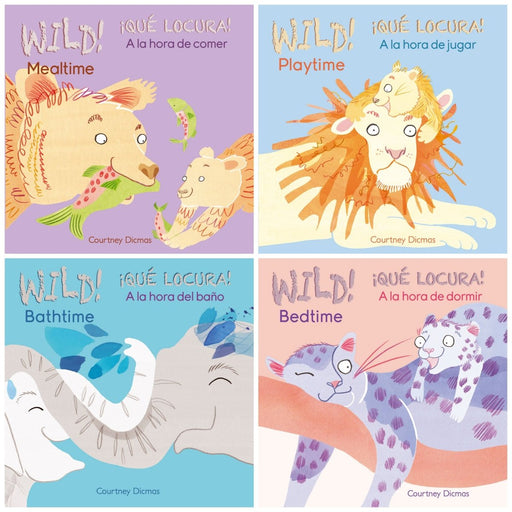 Wild! Bilingual Board Books, Set of 4 - Kidsplace.store