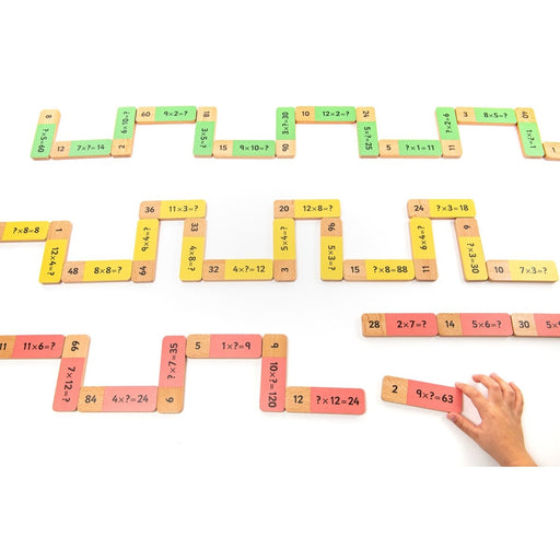 Wooden Multiplication Dominoes - Kidsplace.store