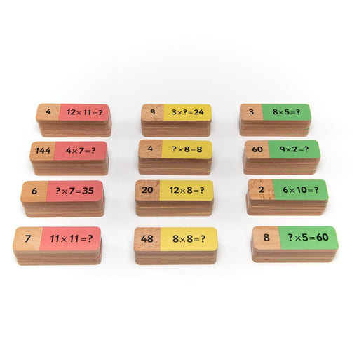 Wooden Multiplication Dominoes - Kidsplace.store