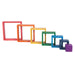 Wooden Rainbow Architect Squares - Set of 7 - Kidsplace.store