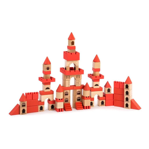 Wooden Stacking Castle - Kidsplace.store