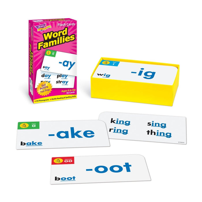 Word Families Skill Drill Flash Cards, 3 Packs - Kidsplace.store