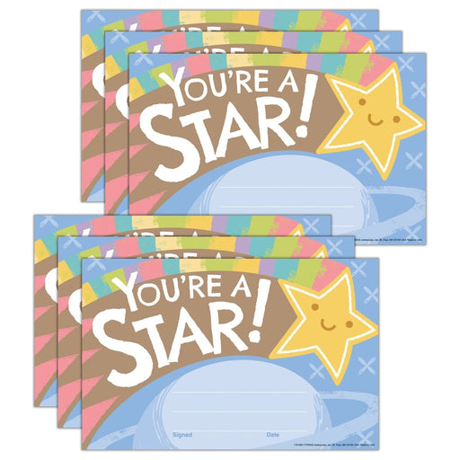 You're a Star Good to Grow Recognition Awards, 30 Per Pack, 6 Packs - Kidsplace.store